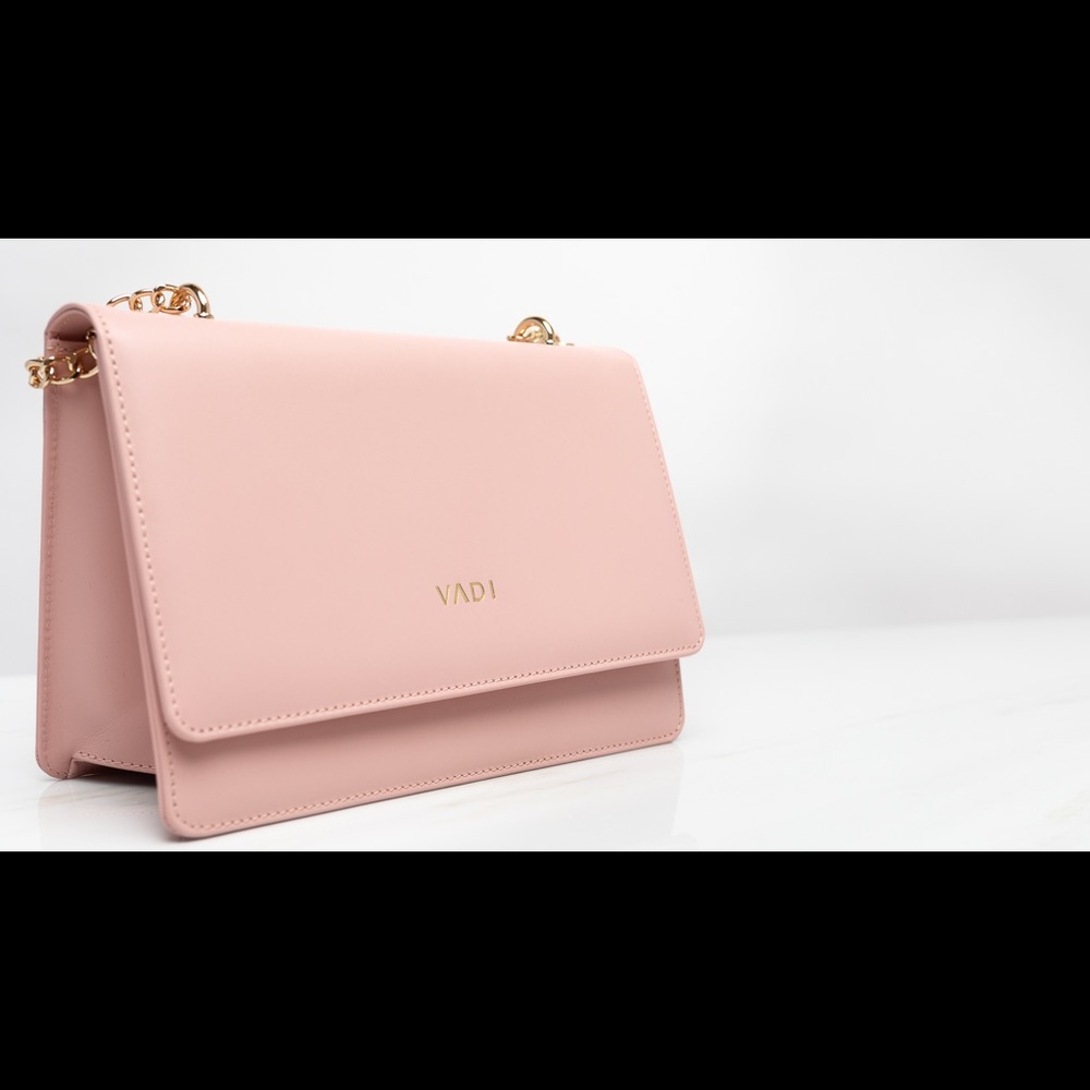 Brand new handcrafted pink crossbody